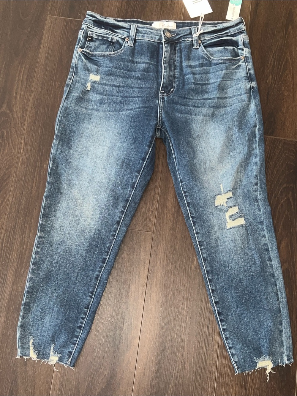 KanCan Brenda High Rise Capri Jeans, Size: 12